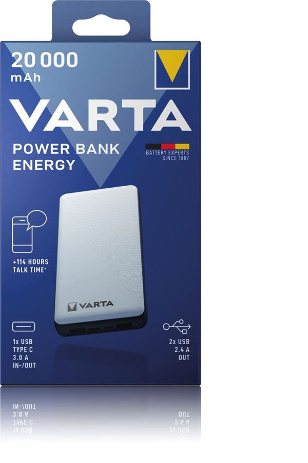 Varta Powerbank Energy 20.000 mAh